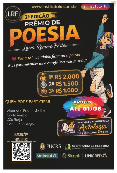 2ª Edição do Prêmio de Poesia Luiza Romero Fortes ✨