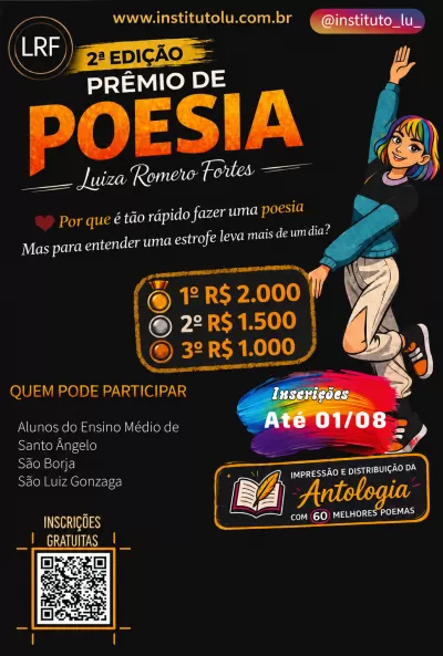 2ª Edição do Prêmio de Poesia Luiza Romero Fortes ✨