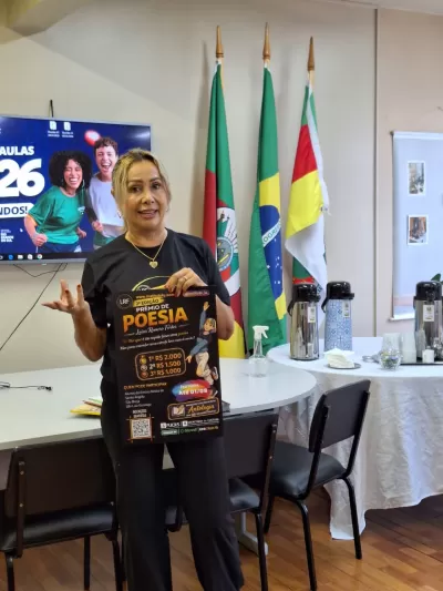 2ª edição do Prêmio de Poesia junto às Coordenadorias Regionais de Educação da região.