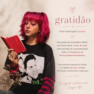 A história da Luiza continua transformando vidas. ❤️